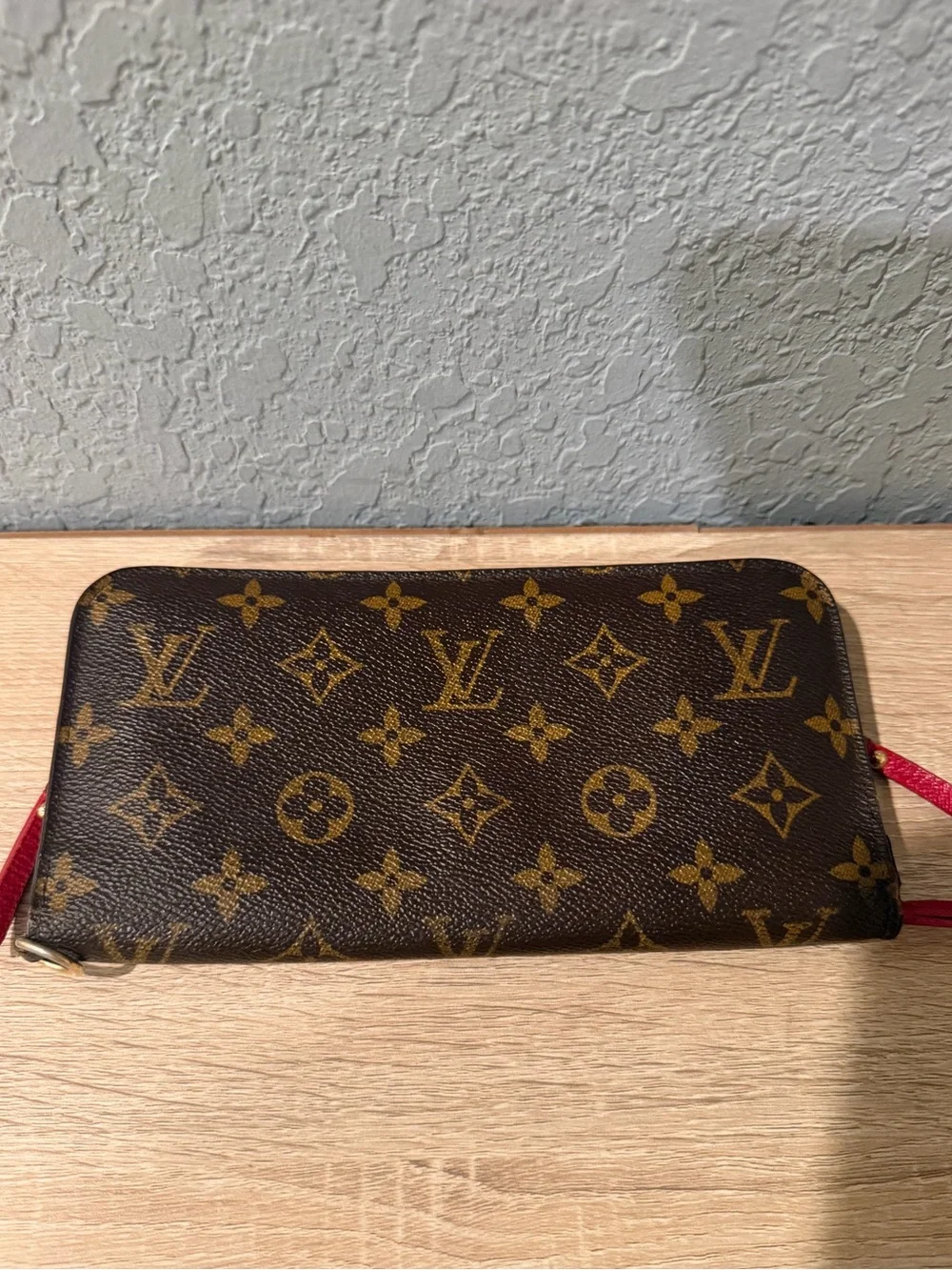 Louis Vuitton Insolite Wallet Kusama Monogram red